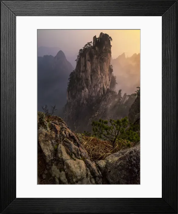Framed Print : Huangshan Mountain Framed Print : Huangshan Mountain