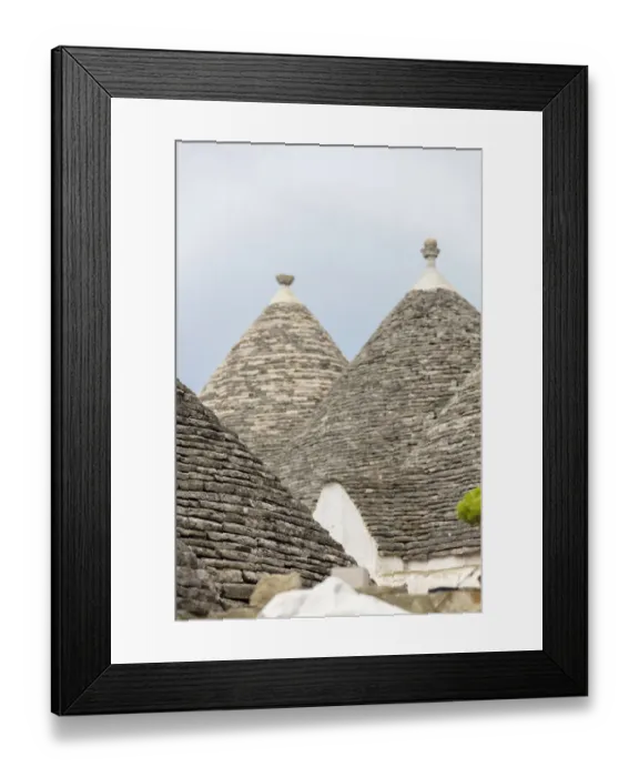 Framed Print : The conical roofs of the Trulli Alberobello Framed Print : The conical roofs of the Trulli Alberobello