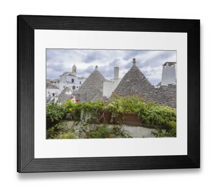 Framed Print : The typical Trulli Alberobello Apulia Italy Framed Print : The typical Trulli Alberobello Apulia Italy