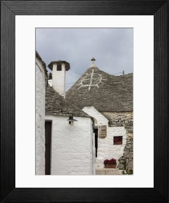 Framed Print : The typical Trulli Alberobello Apulia Italy Framed Print : The typical Trulli Alberobello Apulia Italy