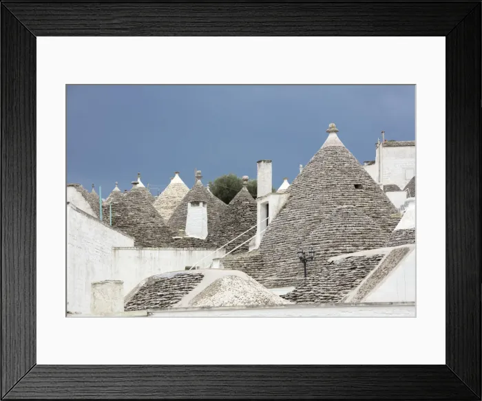 Framed Print : The typical Trulli Alberobello Apulia Italy Framed Print : The typical Trulli Alberobello Apulia Italy