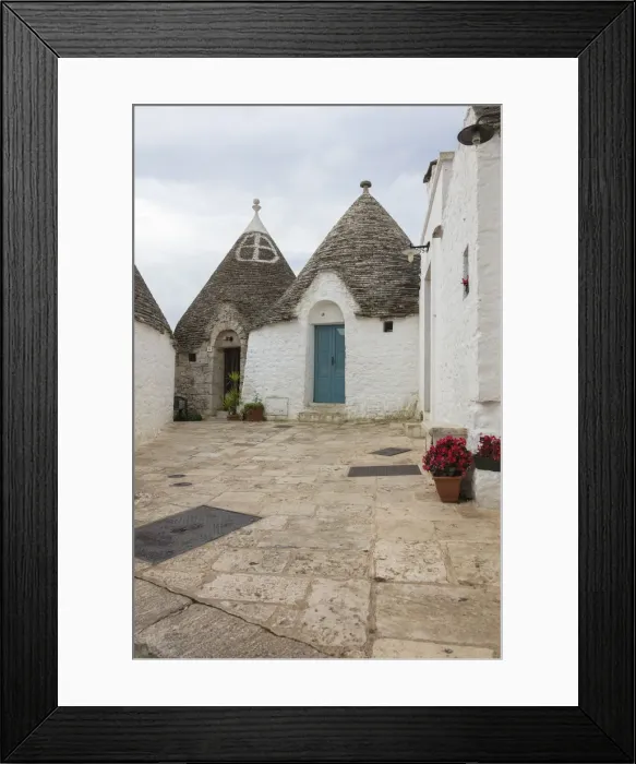 Framed Print : The typical Trulli Alberobello Apulia Italy Framed Print : The typical Trulli Alberobello Apulia Italy