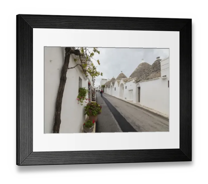 Framed Print : Typical huts called Trulli built with dry stone Alberobello Framed Print : Typical huts called Trulli built with dry stone Alberobello