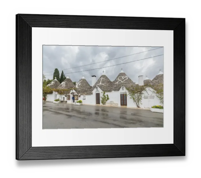 Framed Print : Typical huts called Trulli Alberobello Framed Print : Typical huts called Trulli Alberobello