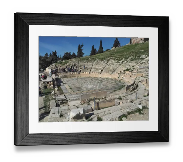 Framed Print : Theatre of Dionysus, Athens, Greece Framed Print : Theatre of Dionysus, Athens, Greece
