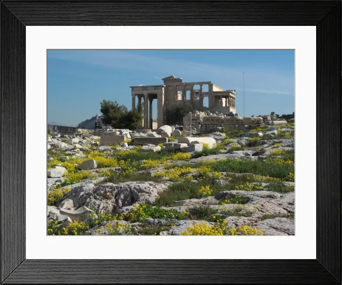 Framed Print : The Erechtheum On Athens Acropolis, Greece Framed Print : The Erechtheum On Athens Acropolis, Greece