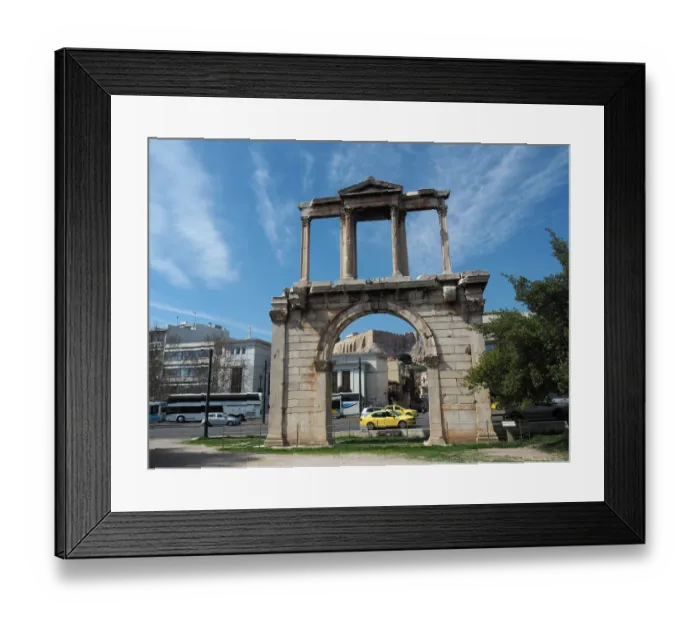 Framed Print : Arch Of Hadrian (Hadrians Gate), Athens, Greece Framed Print : Arch Of Hadrian (Hadrians Gate), Athens, Greece