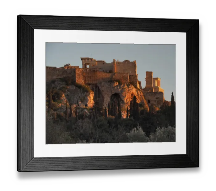 Framed Print : Acropolis of Athens at Sunset Framed Print : Acropolis of Athens at Sunset
