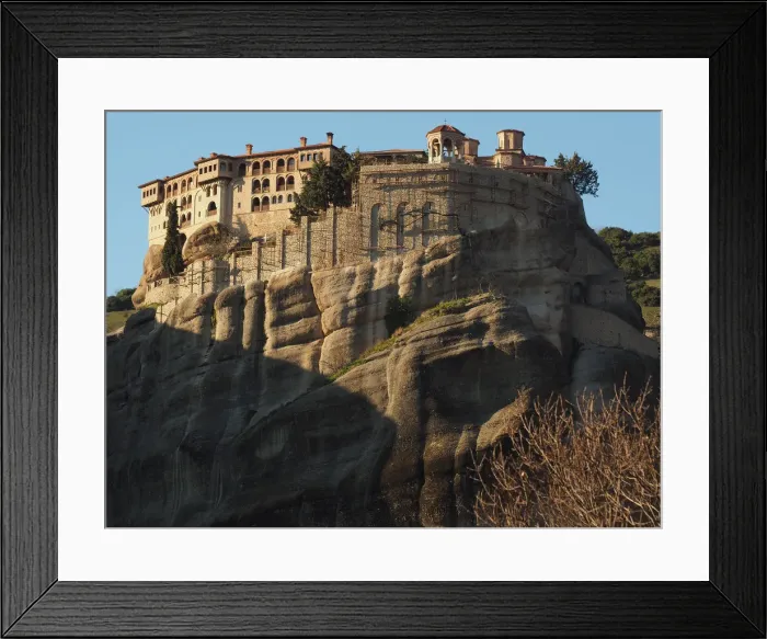 Framed Print : Great Meteoron Monastery, Meteora, Greece Framed Print : Great Meteoron Monastery, Meteora, Greece