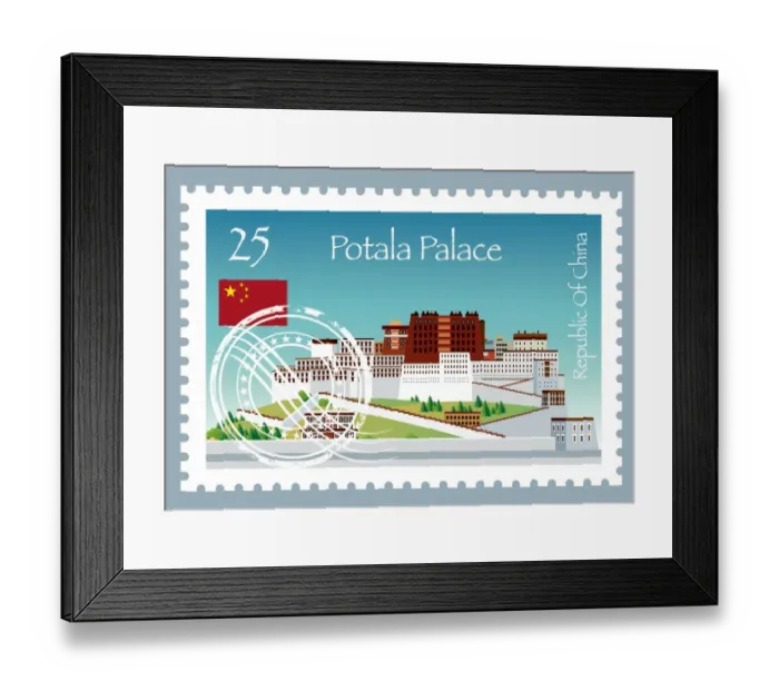 Framed Print : China Postage Framed Print : China Postage