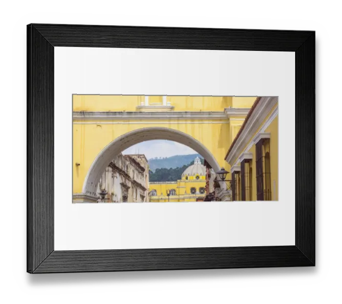 Framed Print : View through Arco de Santa Catalina (Santa Catalina Arch) Antigua Guatemala Framed Print : View through Arco de Santa Catalina (Santa Catalina Arch) Antigua Guatemala