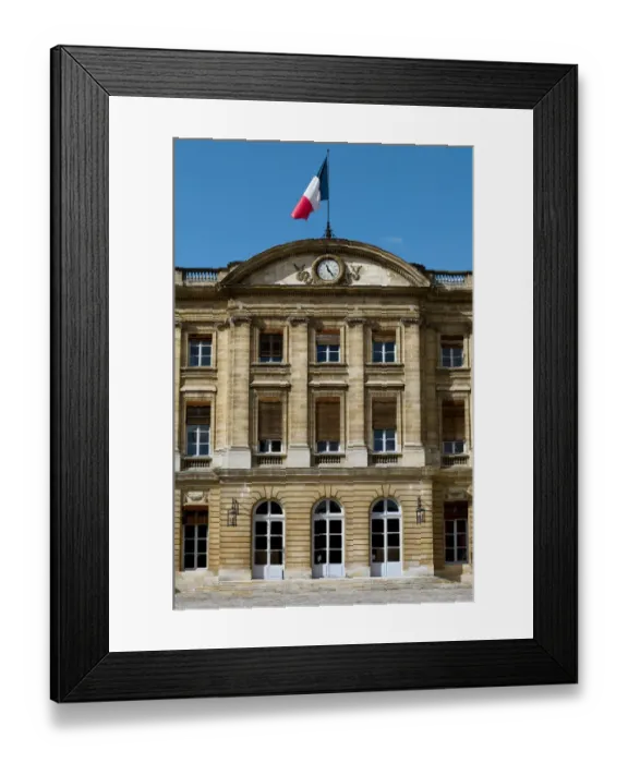 Framed Print : The City Hall, Place Pey Berland, Bordeaux, Gironde, Aquitaine, France Framed Print : The City Hall, Place Pey Berland, Bordeaux, Gironde, Aquitaine, France