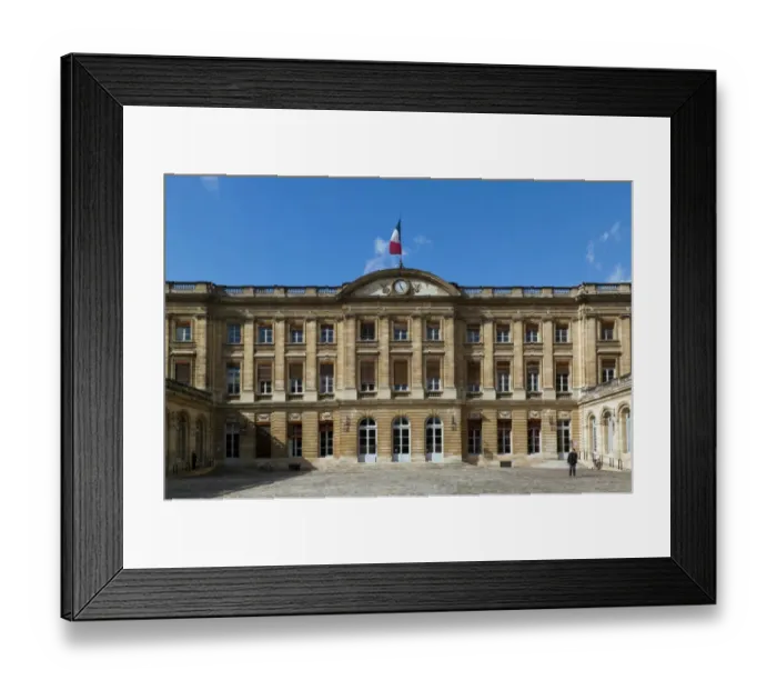 Framed Print : The City Hall, Place Pey Berland, Bordeaux, Gironde, Aquitaine, France Framed Print : The City Hall, Place Pey Berland, Bordeaux, Gironde, Aquitaine, France