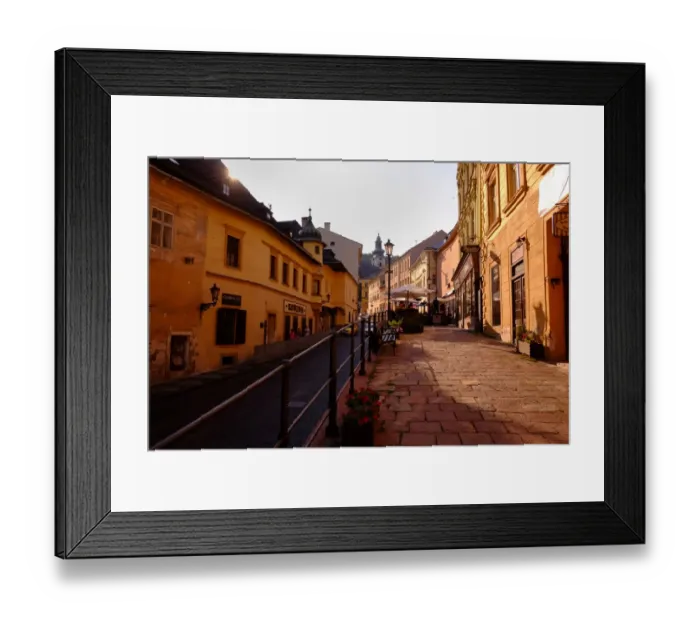 Framed Print : Historical mining town of Banska Stiavnica in central Slovakia Framed Print : Historical mining town of Banska Stiavnica in central Slovakia