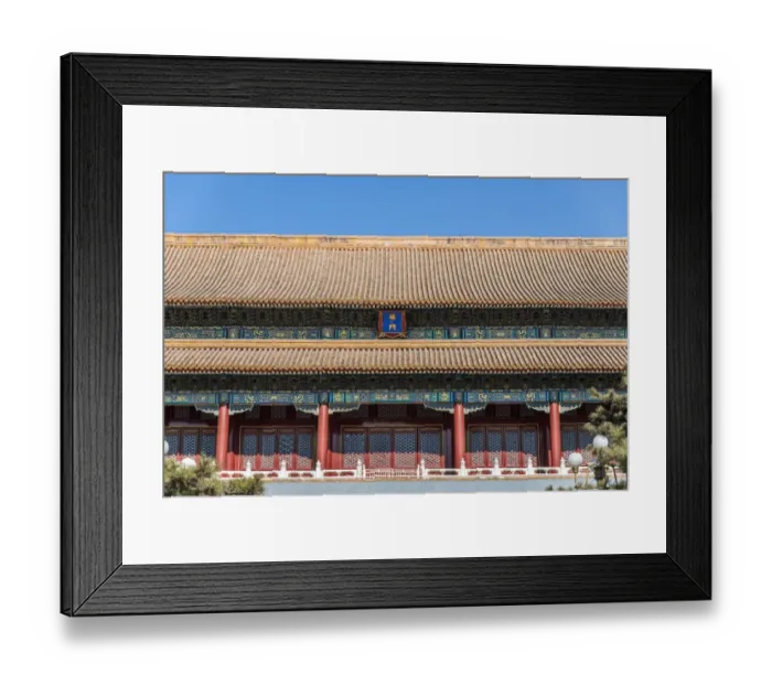 Framed Print : Traditional Building, forbidden city