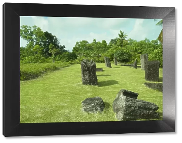 Stonehenge, ancient prehistoric stone monument at Palau island