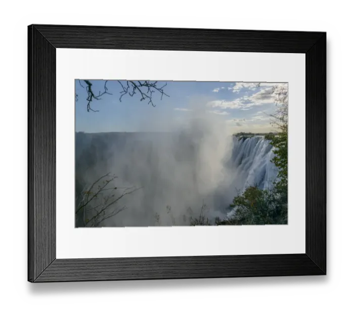 Framed Print : The Eastern Cataract. Victoria Falls. Livingstone. Zambia Framed Print : The Eastern Cataract. Victoria Falls. Livingstone. Zambia