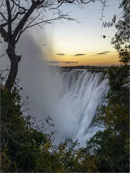 The Eastern Cataract. Victoria Falls. Livingstone. Zambia