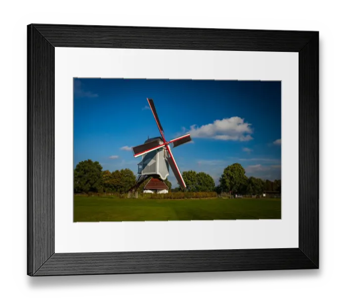 Framed Print : hystorical windmill in Lomel Belgium Framed Print : hystorical windmill in Lomel Belgium