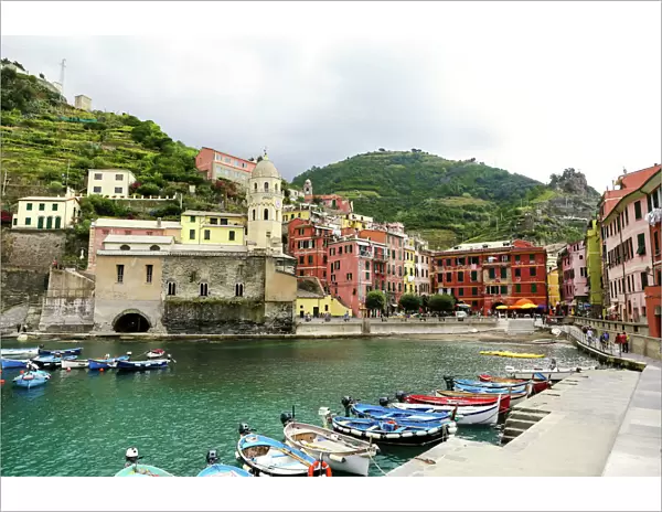 Cinque Terre coastline villages, La Spezia, Italy
