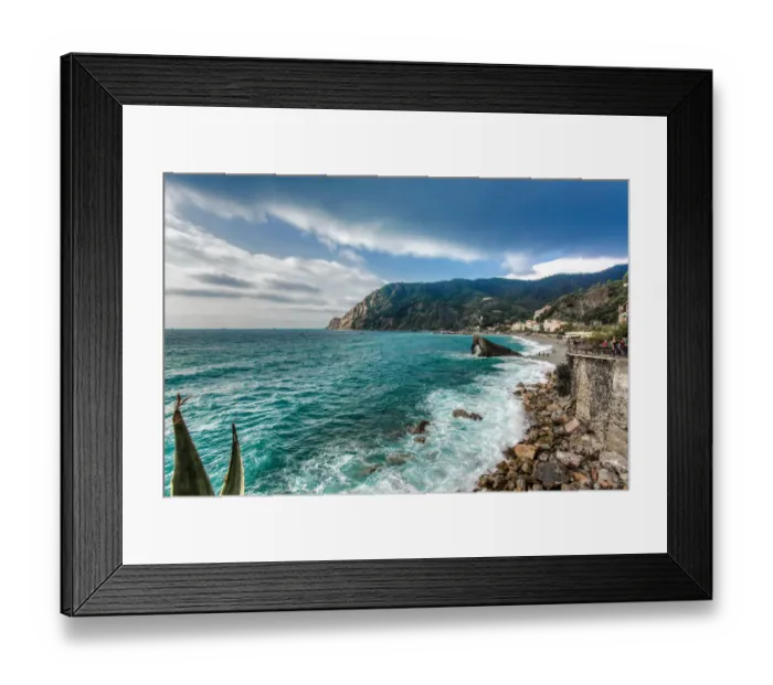 Framed Print : Cinque Terre coastline villages, La Spezia, Italy Framed Print : Cinque Terre coastline villages, La Spezia, Italy