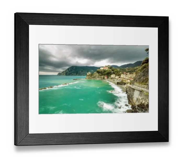 Framed Print : Cinque Terre coastline villages, La Spezia, Italy Framed Print : Cinque Terre coastline villages, La Spezia, Italy