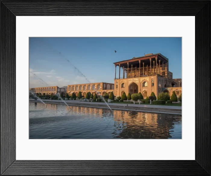 Framed Print : The Ali Qapu palace at Naqsh-e-Jahan Square, Iran Framed Print : The Ali Qapu palace at Naqsh-e-Jahan Square, Iran