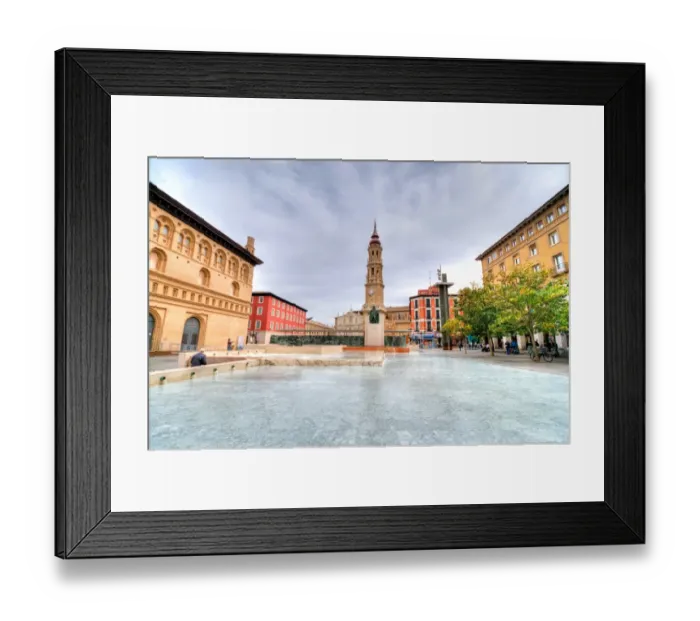 Framed Print : La Seo de Zaragoza - AragAon, Spain Framed Print : La Seo de Zaragoza - AragAon, Spain
