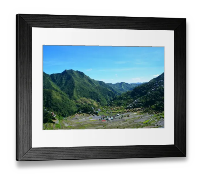 Framed Print : Rice terraces Batad Philippines Framed Print : Rice terraces Batad Philippines