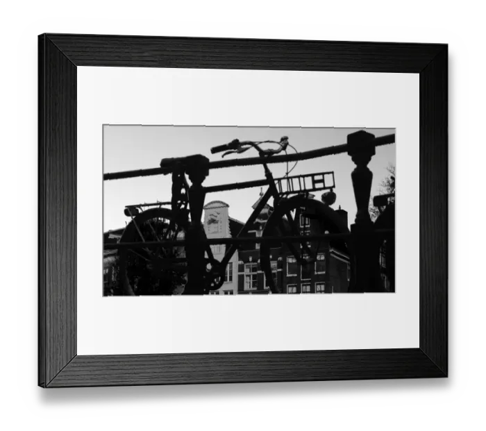 Framed Print : A Bicycle Culture That Moves Amsterdam