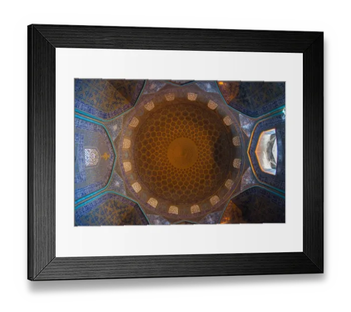 Framed Print : Interior of Masjid-I Imam or Shah Mosque in Naqsh-e-Jahan Square Framed Print : Interior of Masjid-I Imam or Shah Mosque in Naqsh-e-Jahan Square