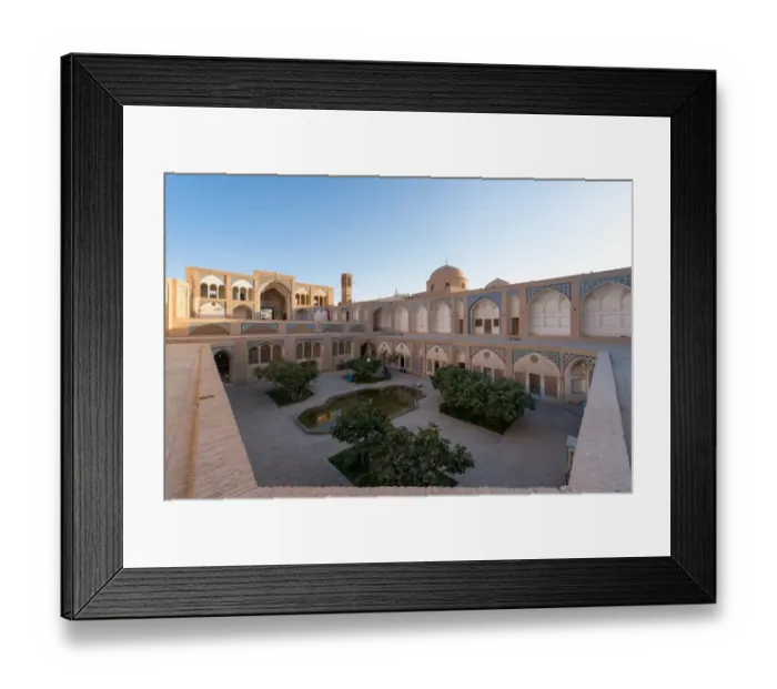 Framed Print : Agha Bozorg Mosque in Kashan Framed Print : Agha Bozorg Mosque in Kashan