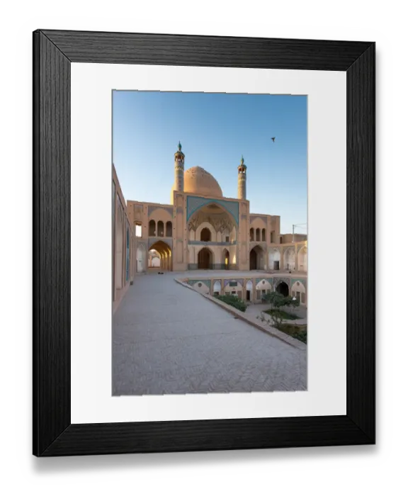 Framed Print : Agha Bozorg Mosque in Kashan Framed Print : Agha Bozorg Mosque in Kashan