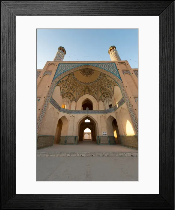 Framed Print : Agha Bozorg Mosque in Kashan Framed Print : Agha Bozorg Mosque in Kashan