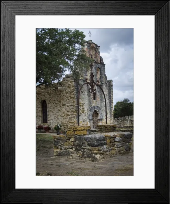 Framed Print : San Francisco de la Espada: An Old Spanish Mission In Texas Framed Print : San Francisco de la Espada: An Old Spanish Mission In Texas
