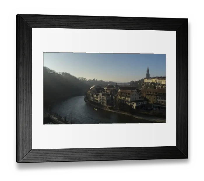 Framed Print : Beautiful sunset time at capital city of Switzerland Bern Framed Print : Beautiful sunset time at capital city of Switzerland Bern