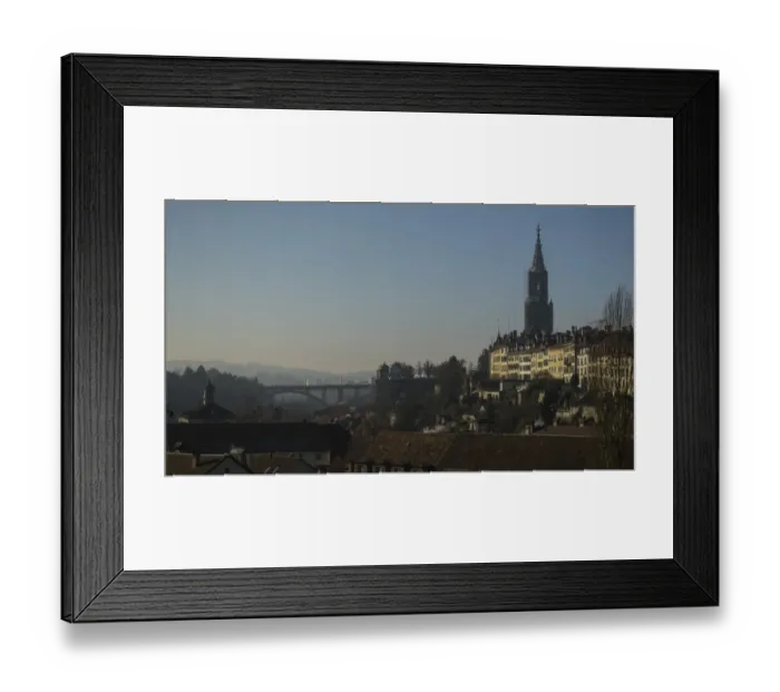Framed Print : Beautiful sunset time at capital city of Switzerland Bern Framed Print : Beautiful sunset time at capital city of Switzerland Bern
