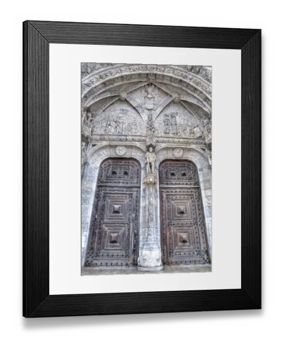 Framed Print : Entrance of the Mosteiro dos JerAonimos, Lisbon, Portugal Framed Print : Entrance of the Mosteiro dos JerAonimos, Lisbon, Portugal