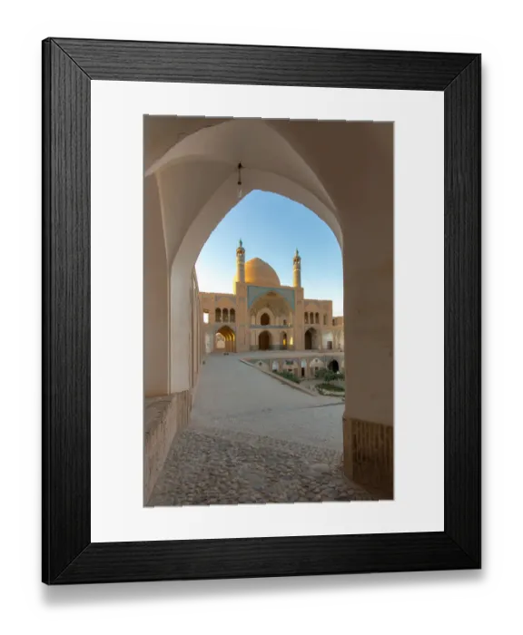 Framed Print : Agha Bozorg Mosque in Kashan Framed Print : Agha Bozorg Mosque in Kashan