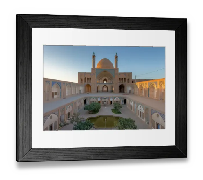 Framed Print : Agha Bozorg Mosque in Kashan Framed Print : Agha Bozorg Mosque in Kashan