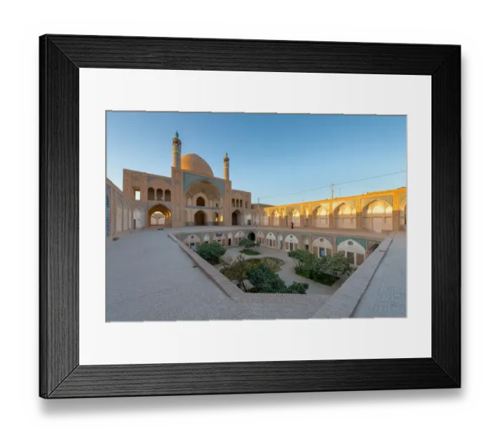 Framed Print : Agha Bozorg Mosque in Kashan Framed Print : Agha Bozorg Mosque in Kashan