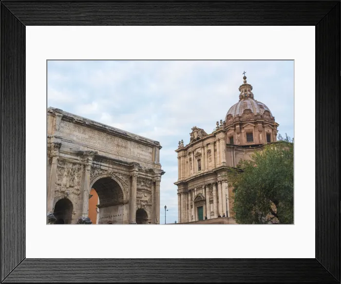 Framed Print : Settimio Severo arch Framed Print : Settimio Severo arch