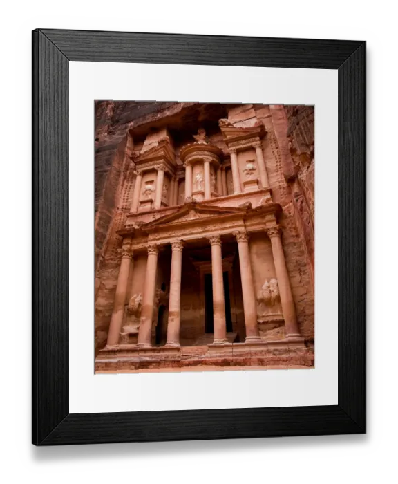 Framed Print : Al Khazneh (The Treasury), Petra, Jordan Framed Print : Al Khazneh (The Treasury), Petra, Jordan