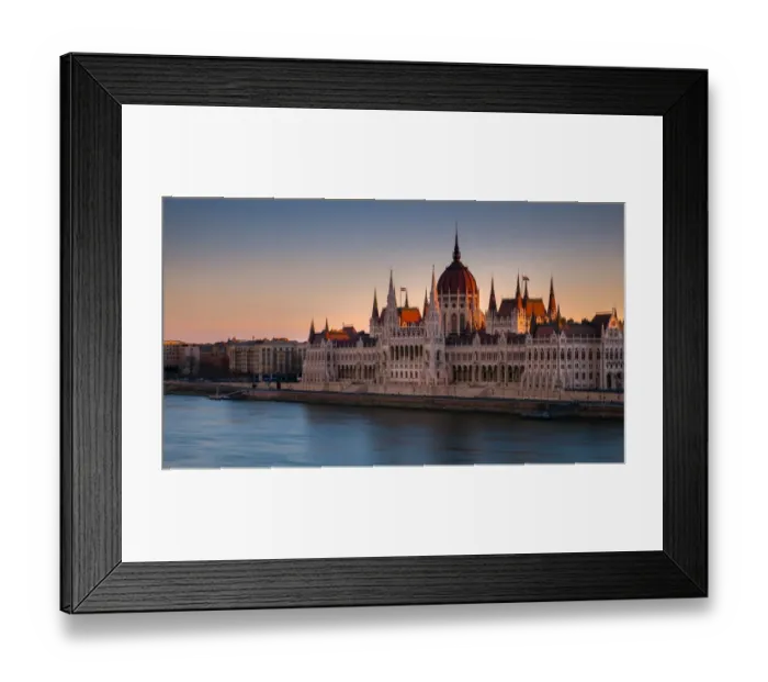 Framed Print : Budapest parliament at Sunrise time, Budapest, Hungary Framed Print : Budapest parliament at Sunrise time, Budapest, Hungary