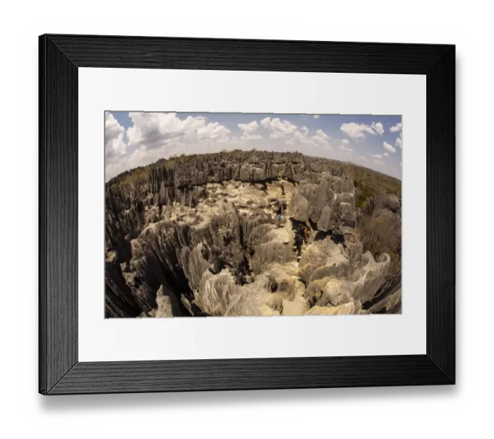 Framed Print : Tsingy de Bemaraha National Park. Unesco World Heritage in Madagascar Framed Print : Tsingy de Bemaraha National Park. Unesco World Heritage in Madagascar