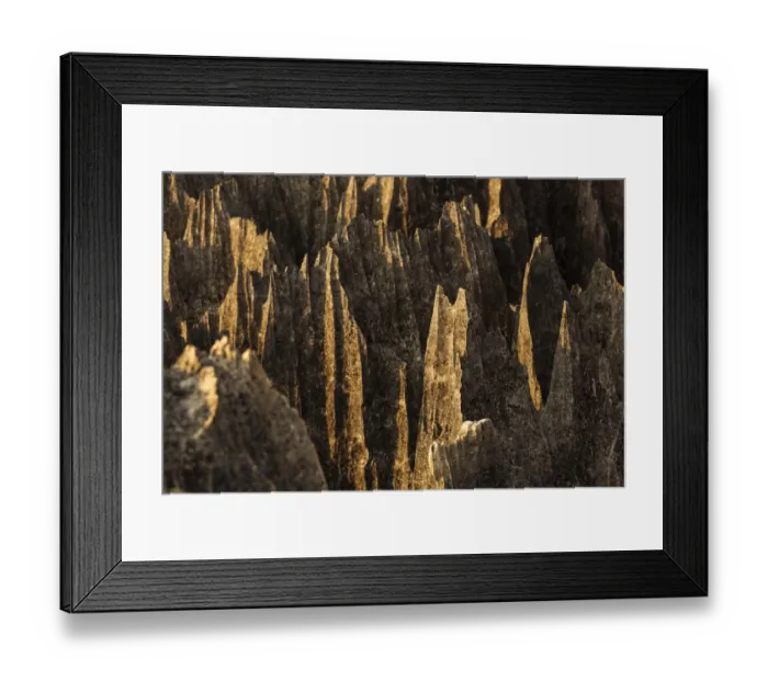 Framed Print : Tsingy de Bemaraha National Park. Unesco World Heritage in Madagascar Framed Print : Tsingy de Bemaraha National Park. Unesco World Heritage in Madagascar