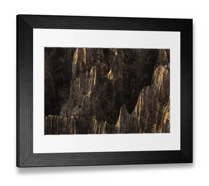 Framed Print : Tsingy de Bemaraha National Park. Unesco World Heritage in Madagascar Framed Print : Tsingy de Bemaraha National Park. Unesco World Heritage in Madagascar