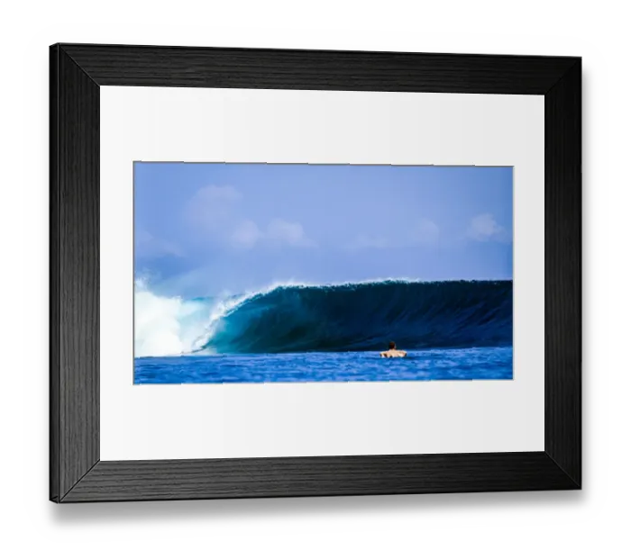 Framed Print : Surfing on Pulau Panaitan Framed Print : Surfing on Pulau Panaitan