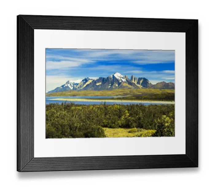 Framed Print : Torres del Paine National Park