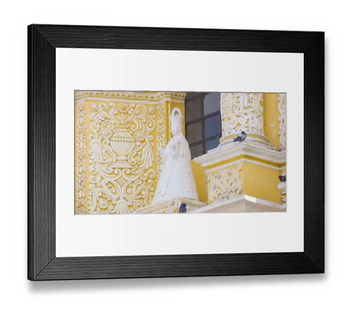Framed Print : Architectural close up of Colonial church of Nuestra SeAnora de la Merced, Antigua, Guatemala Framed Print : Architectural close up of Colonial church of Nuestra SeAnora de la Merced, Antigua, Guatemala
